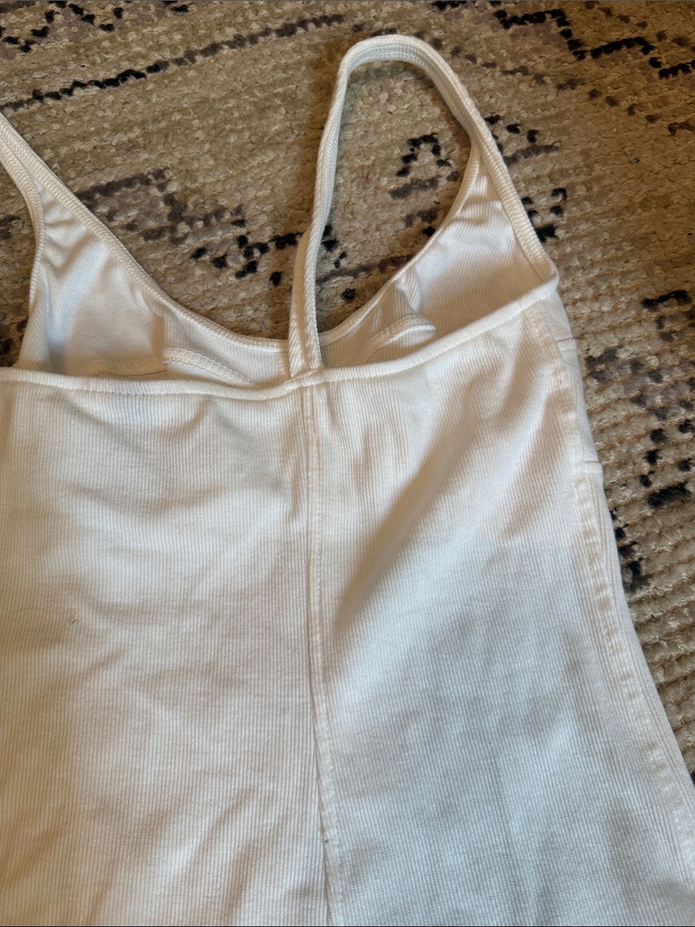 Universal Thread White Ribbed Bust-Seam Cami - Picture 11 of 12